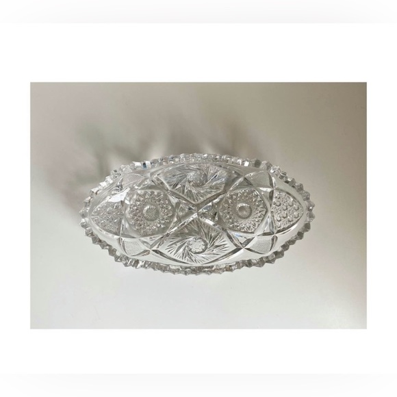 Vintage Crystal Trinket Dish - Picture 4 of 4